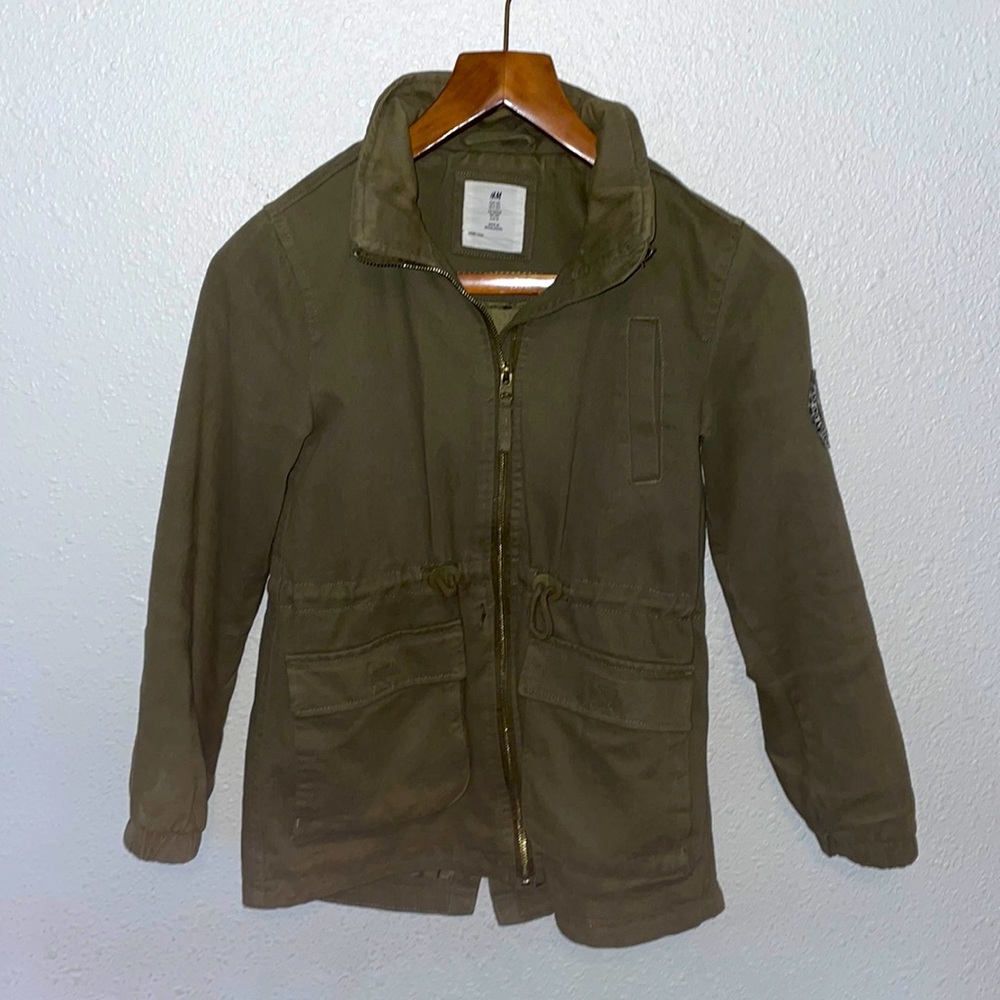 Green boys jacket